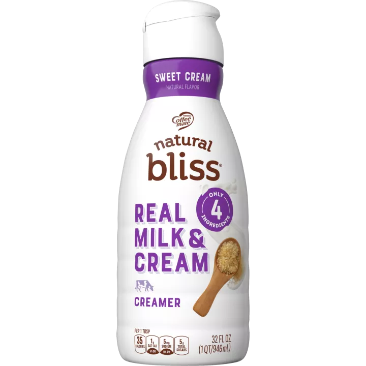 Sweet Cream Liquid Coffee Creamer 32 fl. oz. Official natural bliss