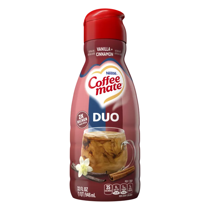 Nestle Coffee Mate Duo Cinnamon Vanilla Liquid Coffee Creamer - Shop Coffee  Creamer at H-E-B