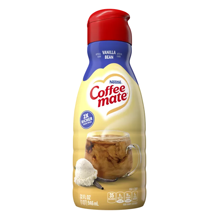 Nestle Coffee mate Zero Sugar French Vanilla Liquid Coffee Creamer, 32 fl  oz Bottle