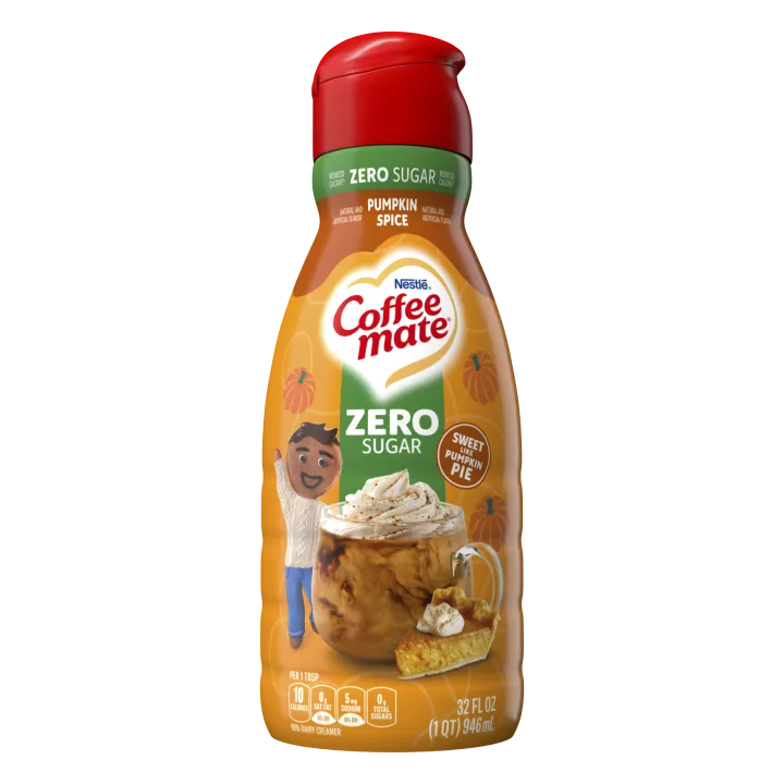 Pumpkin pie creamer top