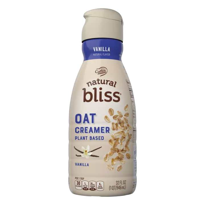 Vanilla Flavored Oat Milk Coffee Creamer