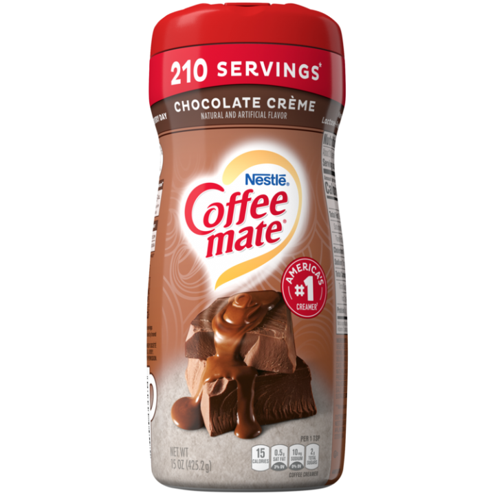 Chocolate Crème Flavored Powder Creamer 15 oz.