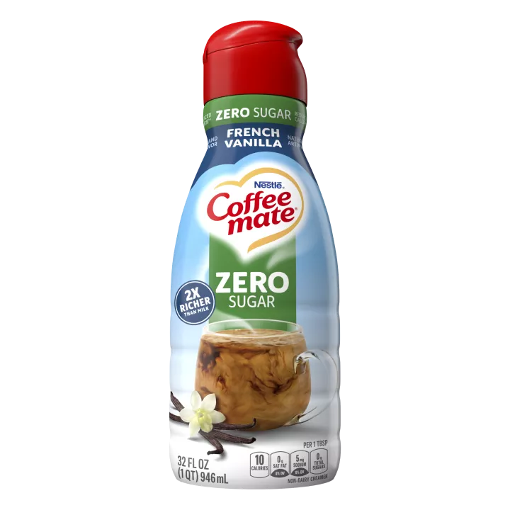 Zero Sugar French Vanilla Flavor Creamer 32 oz.