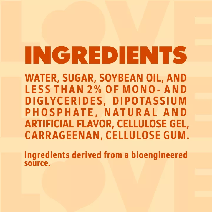 Orange Crème Pop Flavored Dirty Soda Creamer