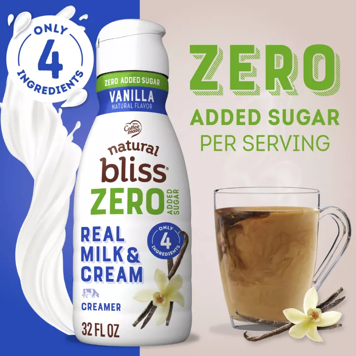 Zero Sugar Vanilla Flavored Coffee Creamer