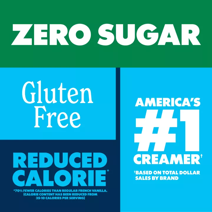 Zero Sugar French Vanilla Flavored Liquid Coffee Creamer