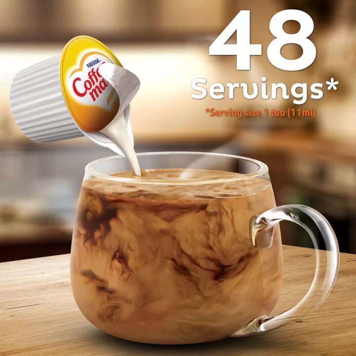 Hazelnut Liquid Coffee Creamer 48 Singles Box | Official COFFEE MATE®