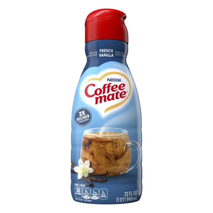 Coffee Mate® Zero Sugar French Vanilla Coffee Creamer, 64 fl oz - Foods Co.