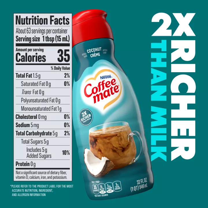 Coconut Crème Liquid Coffee Creamer