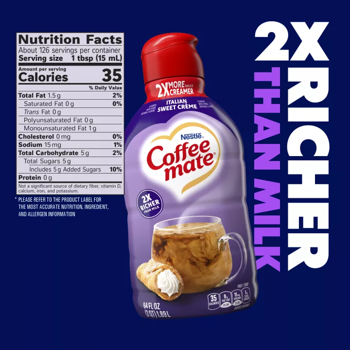 Italian Sweet Crème Liquid Coffee Creamer