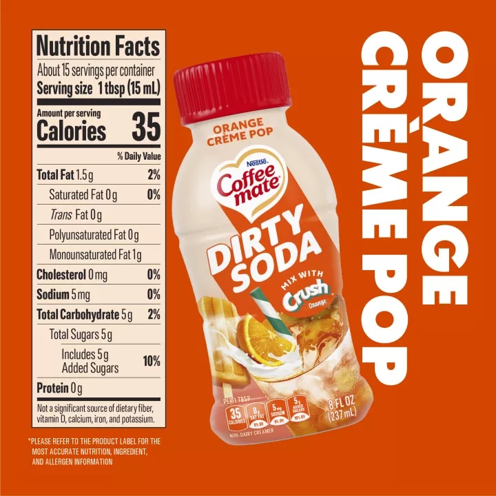 Dirty Soda Orange Crème Pop