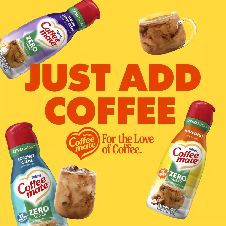 Zero Sugar Hazelnut Flavored Liquid Coffee Cremer