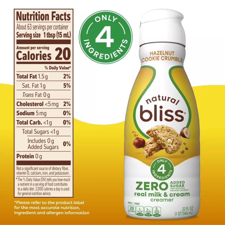 Hazelnut Cookie Crumble Creamer