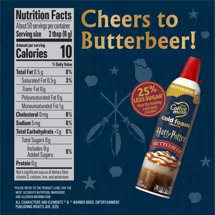 Harry Potter Butterbeer Cold Foam Creamer