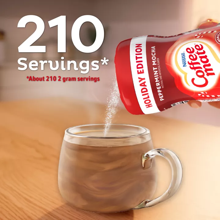 Peppermint Mocha Holiday Edition Coffee Creamer Powder