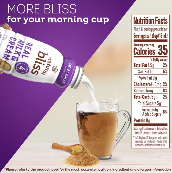 Sweet Cream Flavored Coffee Creamer