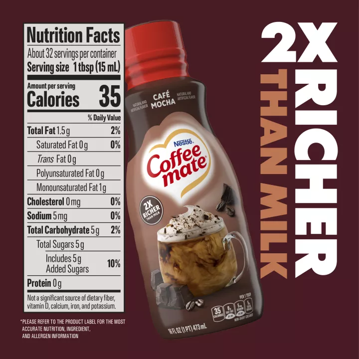 Café Mocha Liquid Coffee Creamer