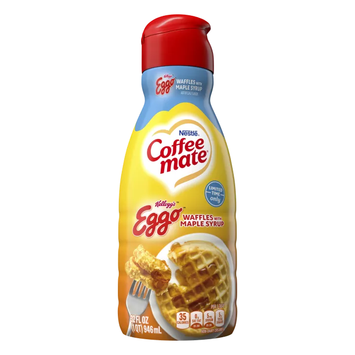 Eggo Waffles with Maple Syrup Creamer 32 fl oz