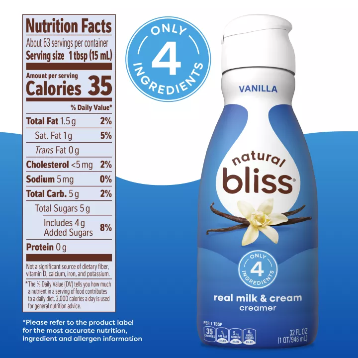 Vanilla Flavored Coffee Creamer