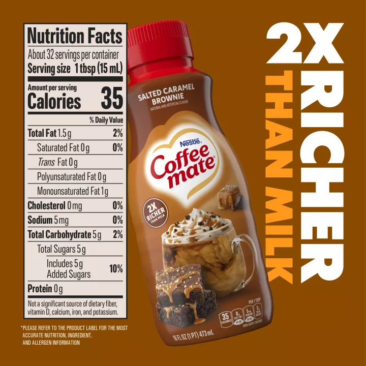 Salted Caramel Brownie Liquid Coffee Creamer