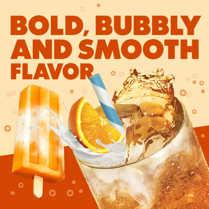 Orange Crème Pop Flavored Dirty Soda Creamer