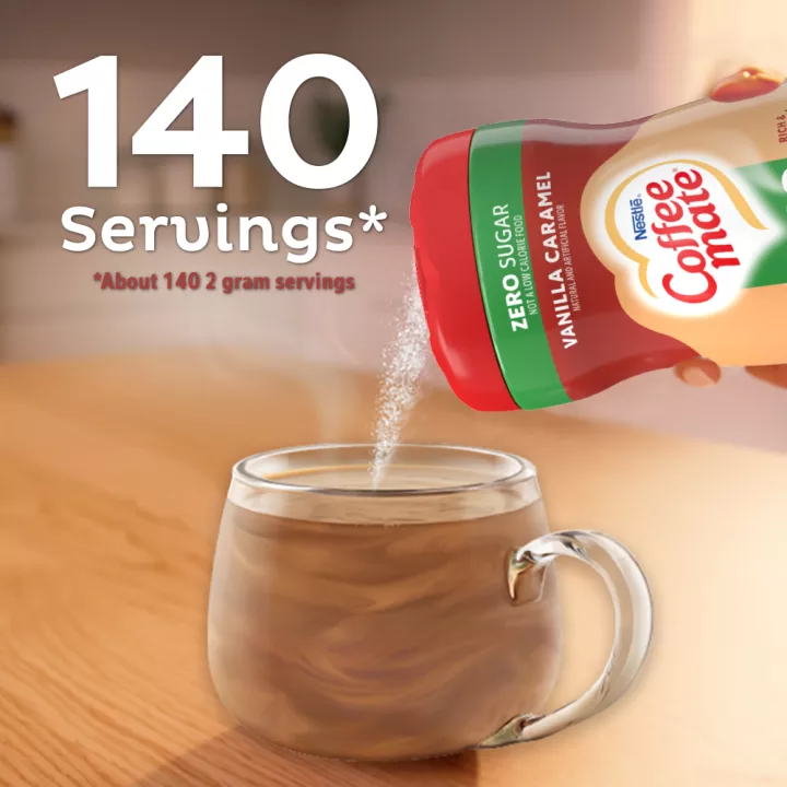 Sugar Free Vanilla Caramel Powder Coffee Creamer