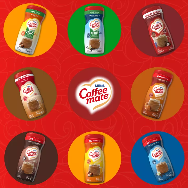 Peppermint Mocha Holiday Edition Coffee Creamer Powder