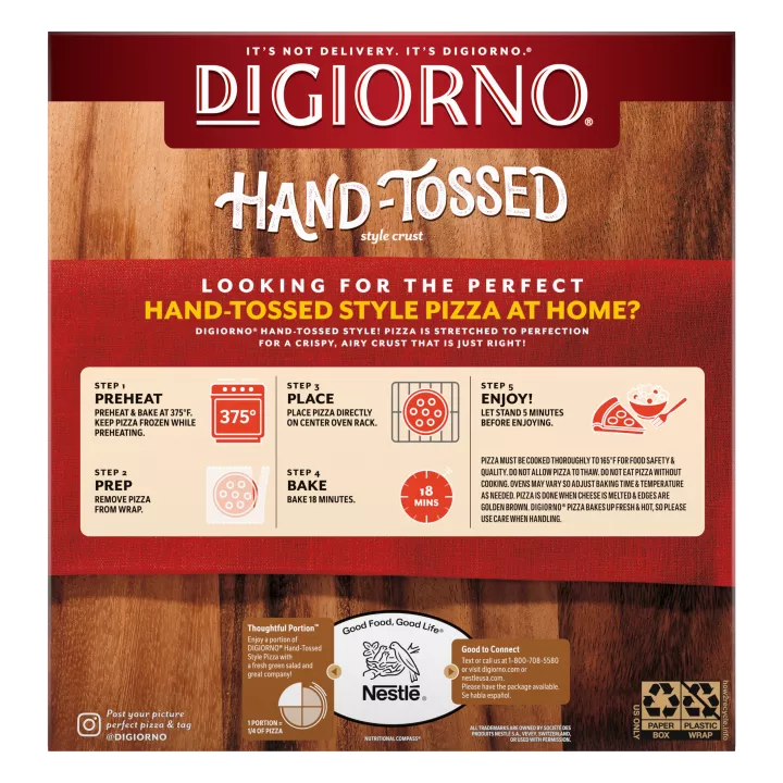 Frozen Pizza Hand Toss Pepperoni 