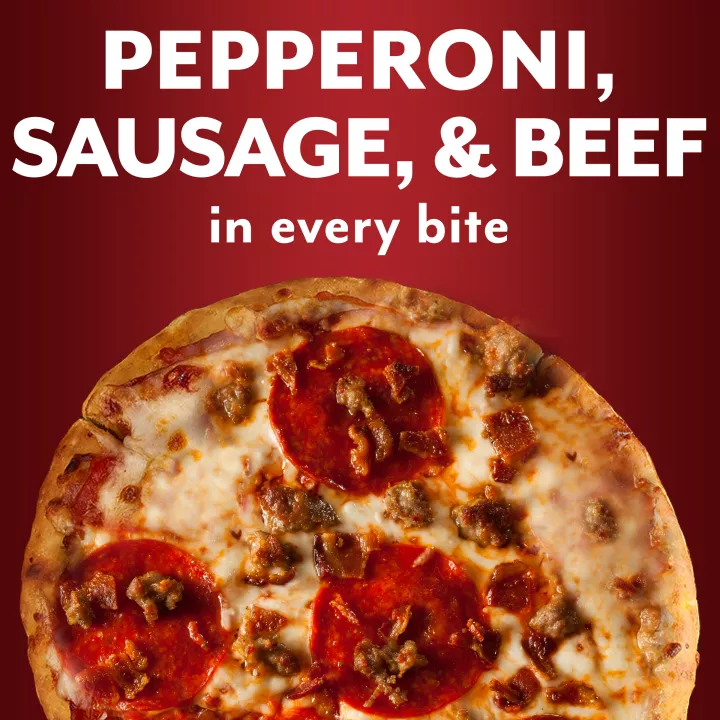 Three Meat Personal Pizza