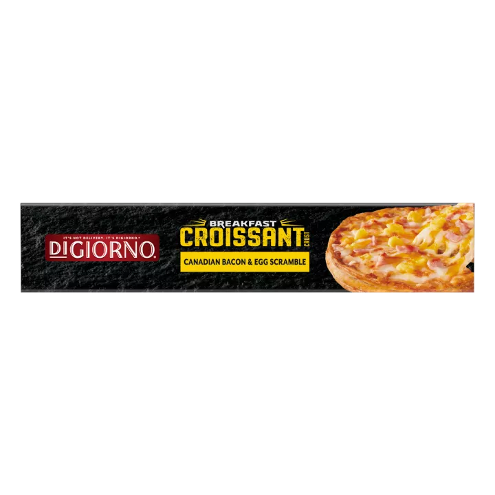 Canadian Bacon & Egg Scramble Breakfast Croissant Personal Pizza