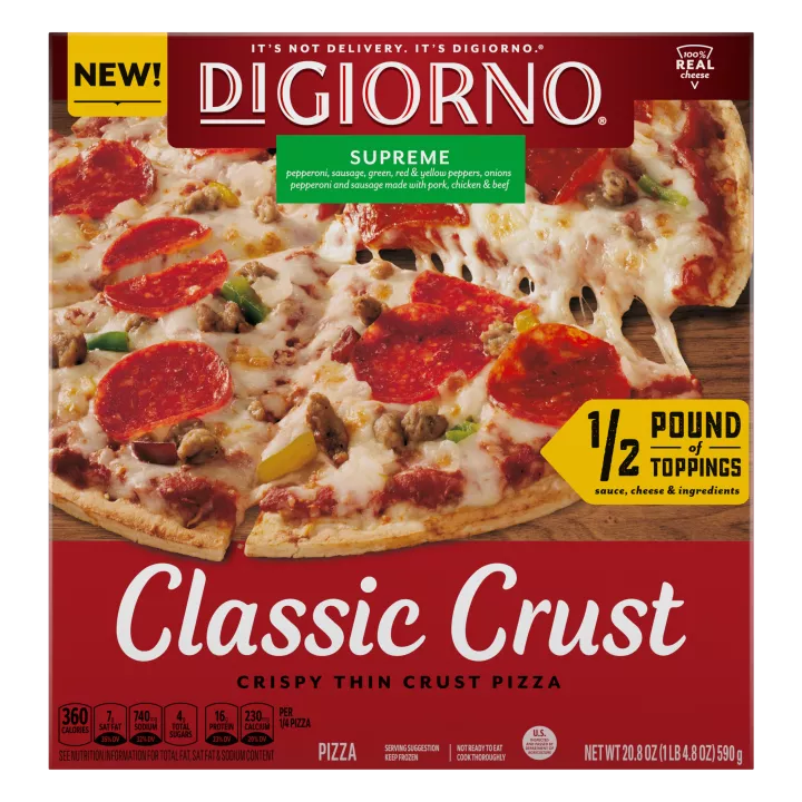 Frozen Classic Crust Supreme Pizza Official DIGIORNO