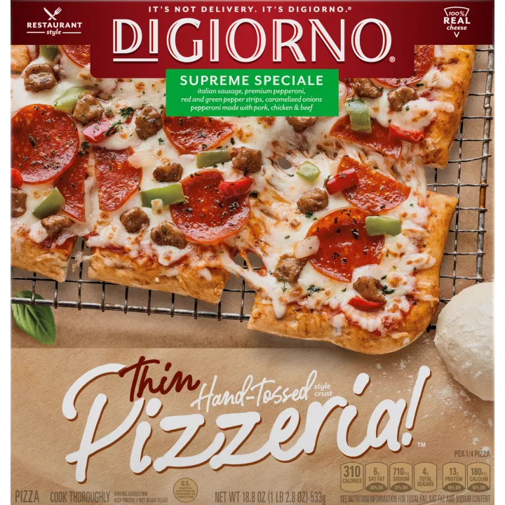 Thin Hand-Tossed Crust Supreme Speciale Pizza | Official ...