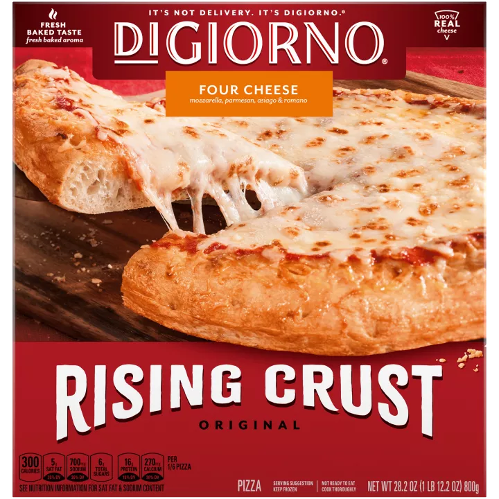 Rising Crust Four Cheese Frozen Pizza | Official DIGIORNO®