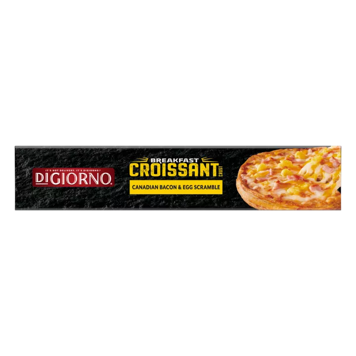 Canadian Bacon & Egg Scramble Breakfast Croissant Personal Pizza