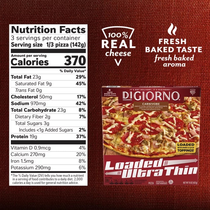 DIGIORNO® Carnivore Pizza