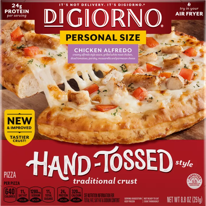 Chicken Alfredo Individual Frozen Pizza | Official DIGIORNO®