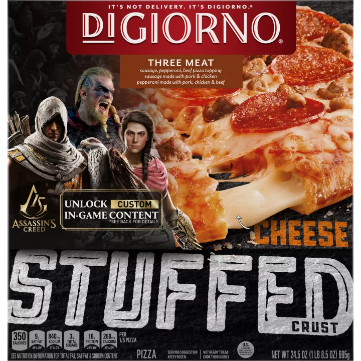 Stuffed Crust Three Meat Frozen Pizza | Official DIGIORNO®