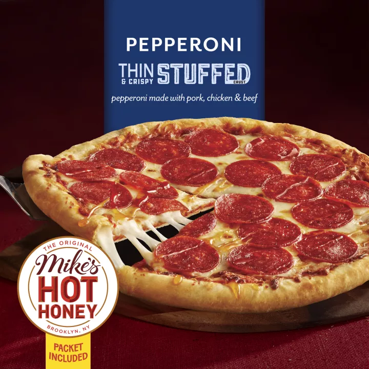 Pizza de Pepperoni con Mike's Hot Honey