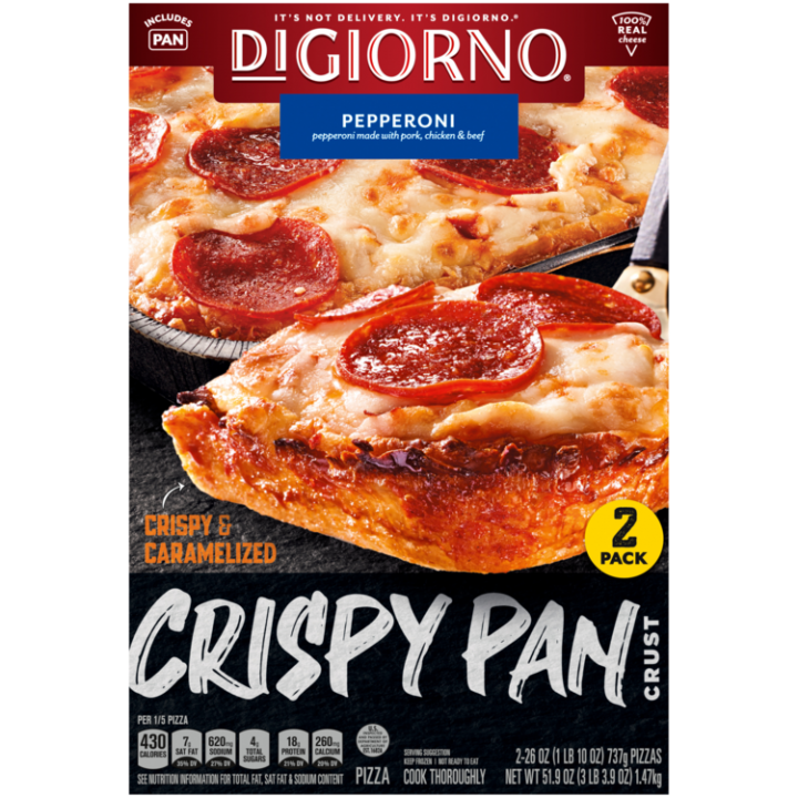 2-Pack Crispy Pan Crust Pepperoni Frozen Pizza | Official ...