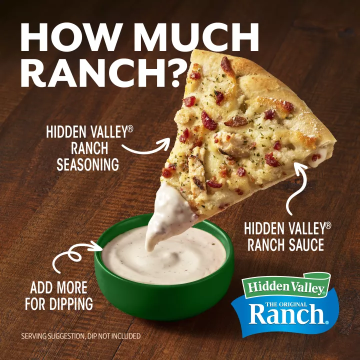 Chicken Bacon Ranch Pizza