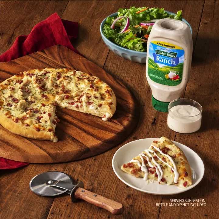 Chicken Bacon Ranch Pizza