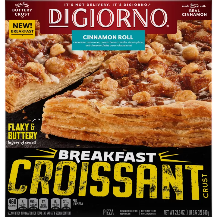Breakfast Croissant Cinnamon Roll Frozen Pizza | Official ...