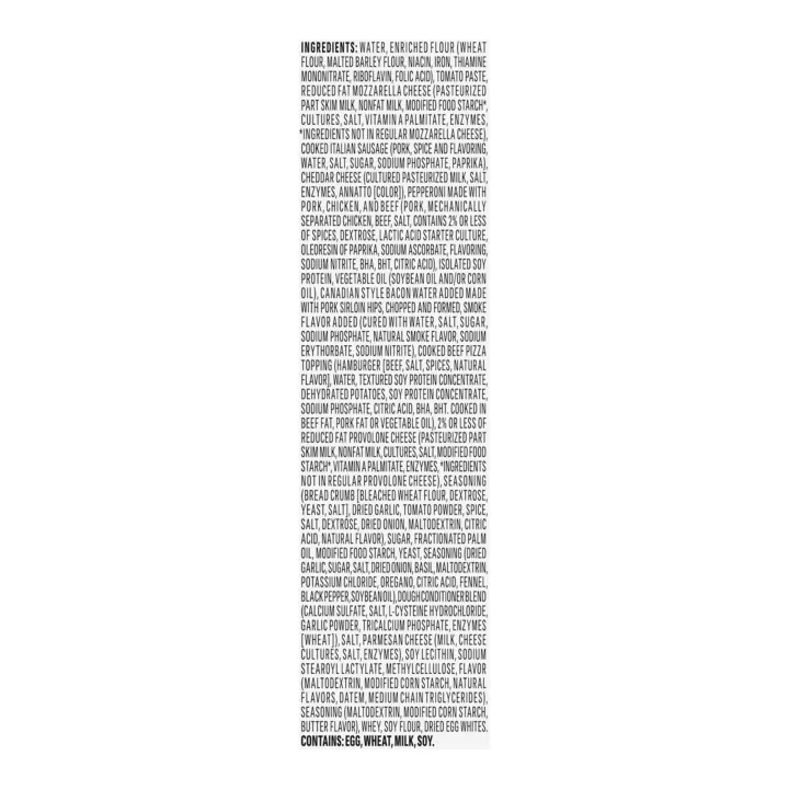 Four Meat & Four Cheese Pizza