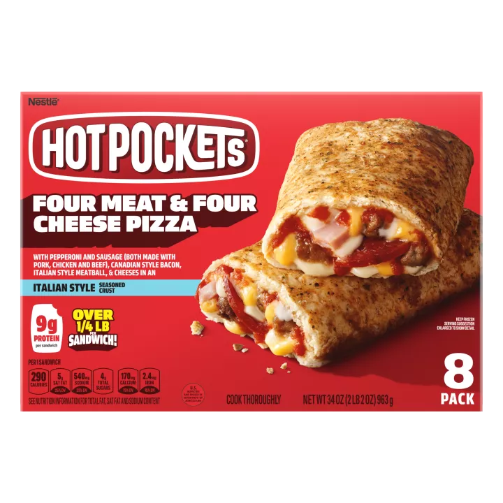 Four Meat & Four Cheese Pizza