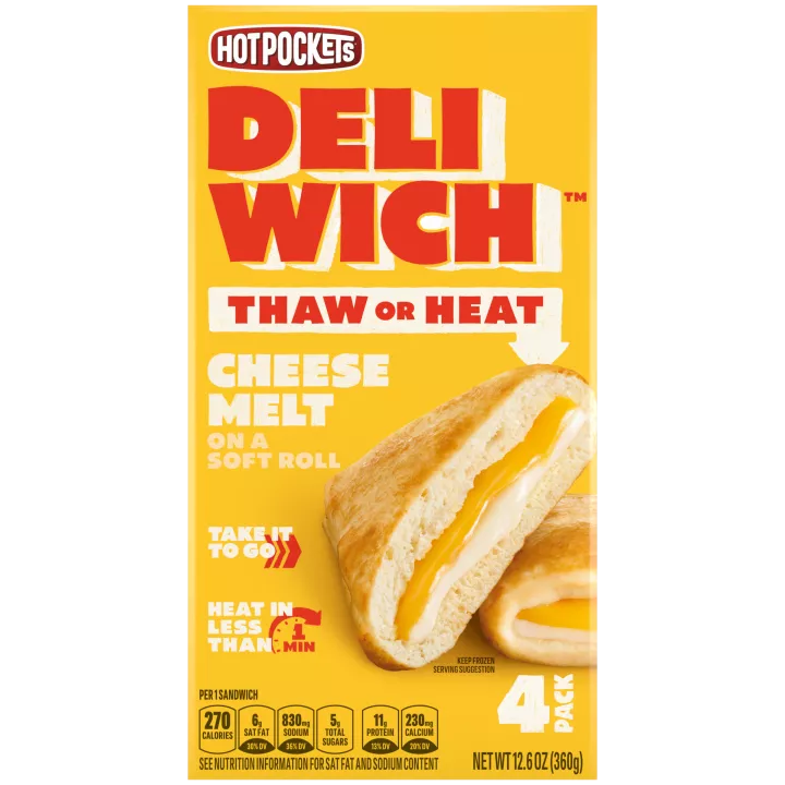 Peck chilly Fruity DELIWICH Cheese Melt Frozen Sandwich | Official HOT POCKETS®
