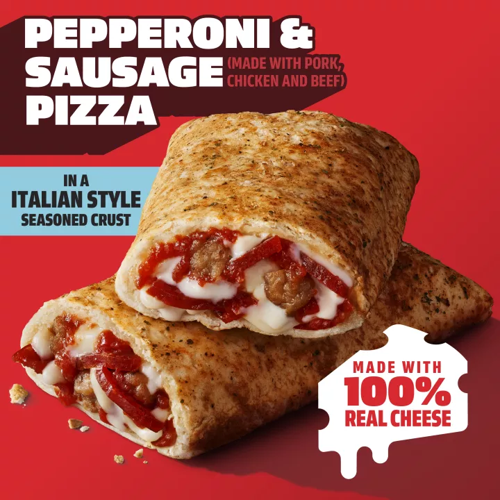 Pepperoni and Sausage Pizza Italian Style