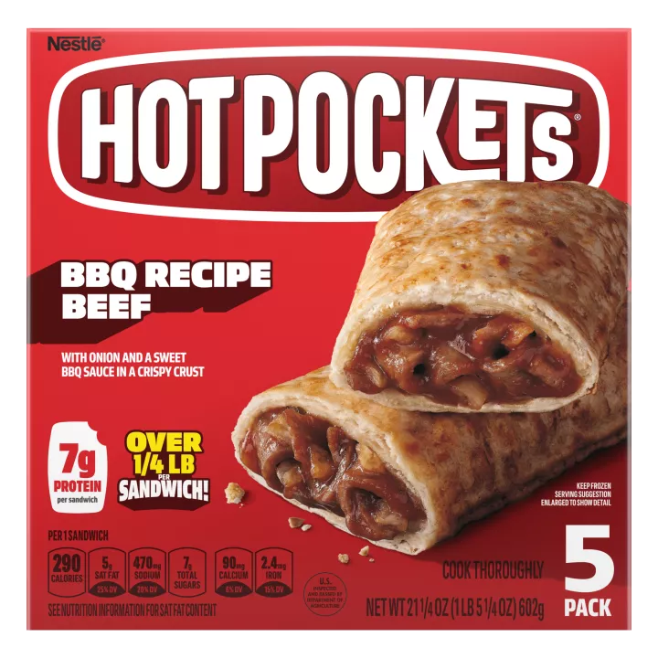 Hot pocket bbq beef clearance