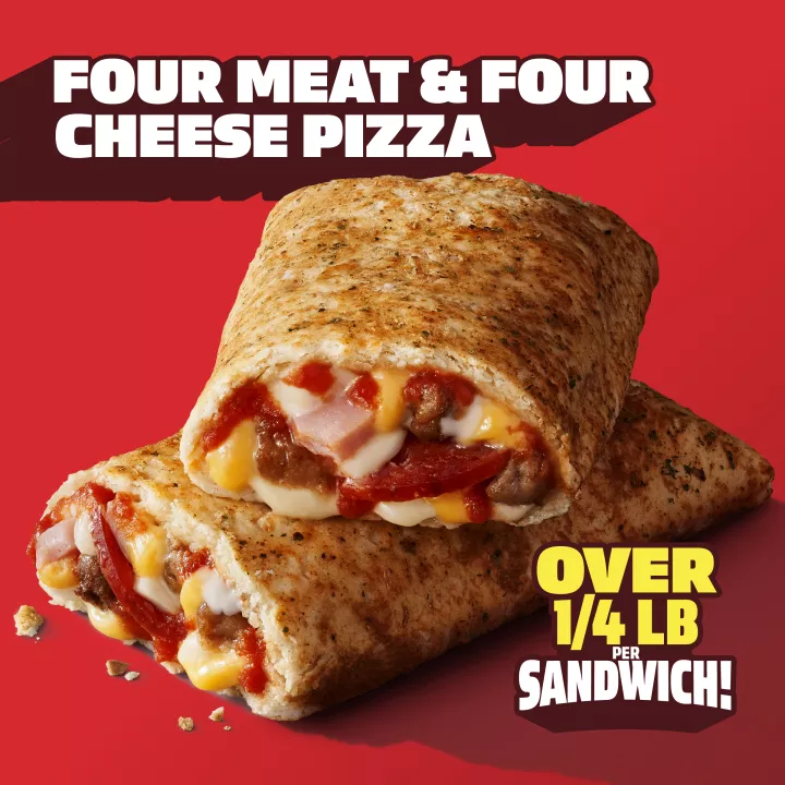 Four Meat & Four Cheese Pizza