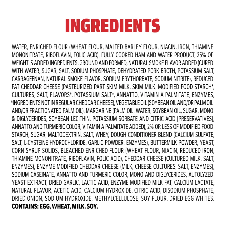 Hickory Ham and Cheddar Crispy Crust