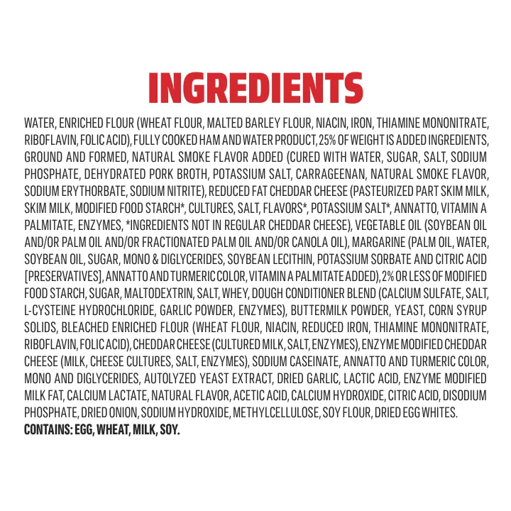 Hickory Ham and Cheddar Croissant Crust